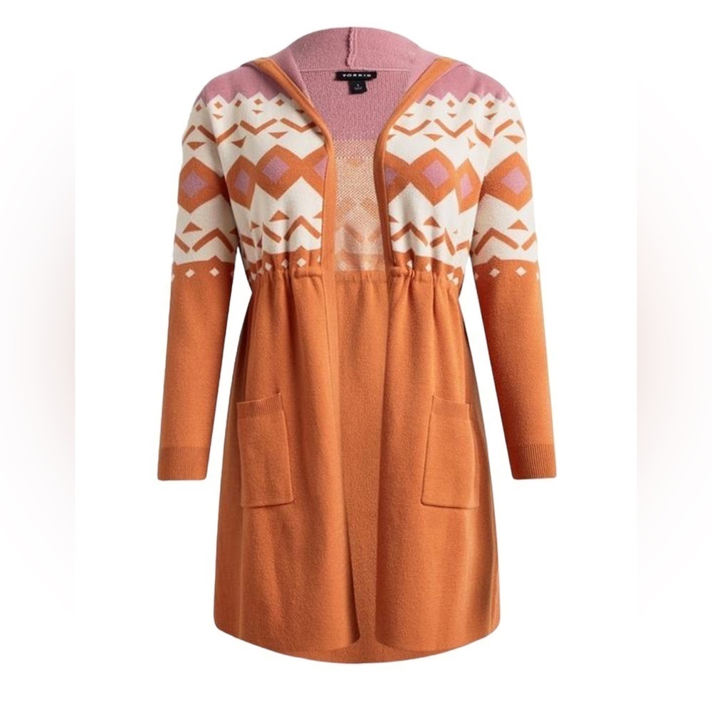 Everyday Plush Anorak Hooded Cinched Waist Sweater - Picture 3 of 5
